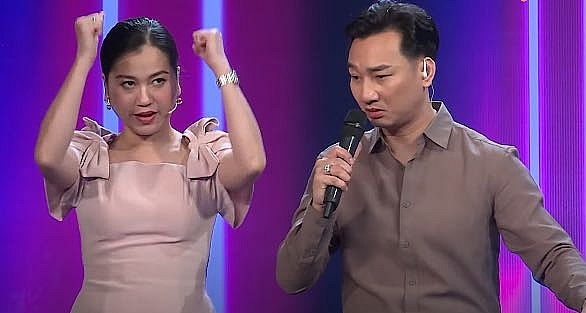 Á hậu Hoàng Oanh nhắc tới chồng trên sóng truyền hình, 'đập tan' tin đồn ly hôn?