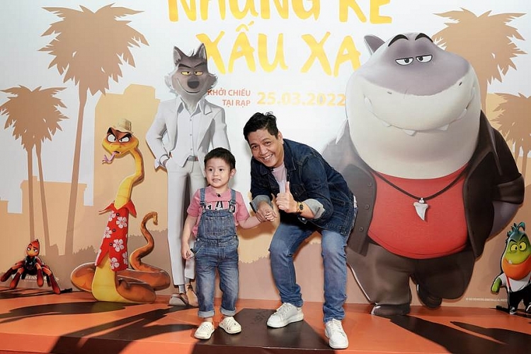 Nhiều nghệ sĩ Việt cùng gia đình 'xôm tụ' tại buổi họp báo ra mắt tựa phim hoạt hình mới nhà DreamWorks – 'Những kẻ xấu xa'