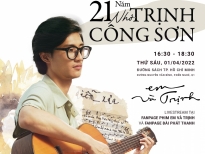 Đêm nhạc '21 năm nhớ Trịnh': Tưởng nhớ nhạc sĩ Trịnh Công Sơn tại Đường sách TP.HCM