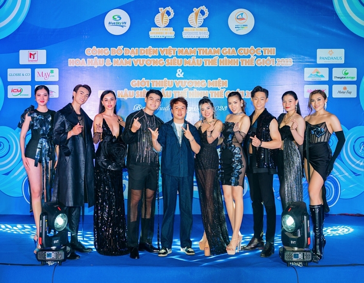 Công Phát – Hà My đại diện Việt Nam đi thi 'Nam vương & Hoa hậu siêu mẫu thể hình thế giới 2023'