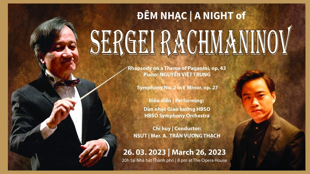 Đêm nhạc Rachmaninov nhân kỷ niệm 150 năm ngày sinh của ông