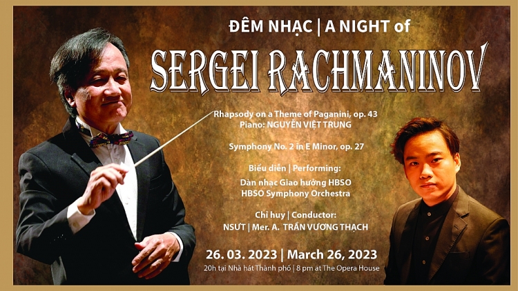 Đêm nhạc Rachmaninov nhân kỷ niệm 150 năm ngày sinh của ông