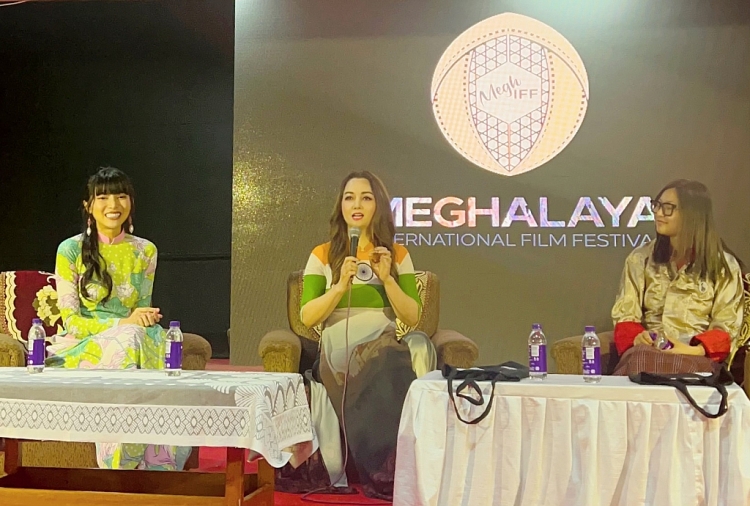 Đạo diễn Mai Thu Huyền và diễn viên Cao Thái Hà dự Liên hoan phim quốc tế Meghalaya tại Ấn Độ