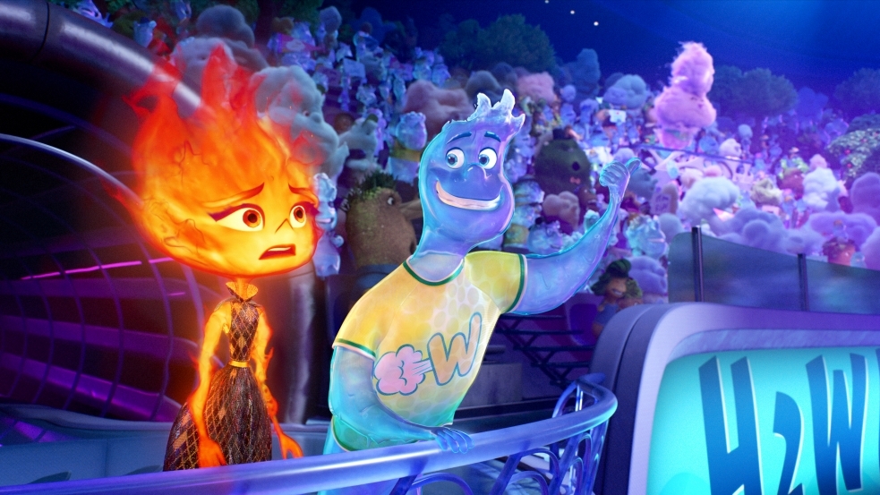 Disney tung trailer mới 'Elemental', gây cười khi chàng Nước - nàng Lửa khám phá cuộc sống của nhau