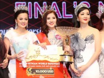 Á quân Sao Mai Hoàng Thủy đăng quang "Ms Vietnam World Business 2017"