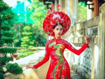 Người đẹp Quỳnh Như rạng ngời với thiết kế của Tommy Nguyễn​​​​​​​​