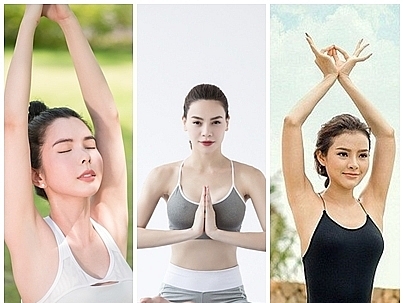 Top Sao nữ Việt sở hữu đường cong nóng bỏng nhất showbiz khi tập luyện Yoga