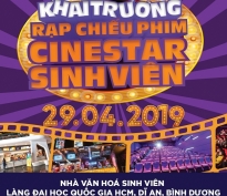 Cinestar chính thức khai trương cụm rạp chiếu phim tại khu Đô thị Đại học Quốc gia TP.HCM