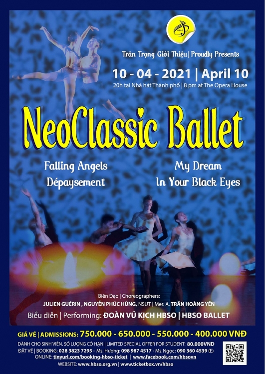 Đêm nghệ thuật múa đỉnh cao 'Neoclassic Ballet' tại TP.HCM