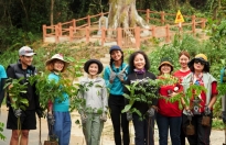 Hoa hậu H'Hen Niê và những người bạn trồng 4ha rừng tại Vườn quốc gia Bến En