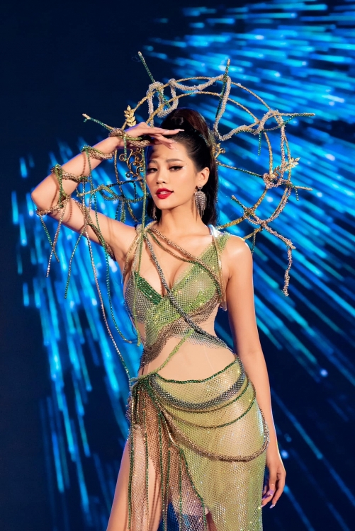 Đinh Như Phương liên tục đắt show làm vedette sau đăng quang 'Hoa hậu biển đảo Việt Nam 2022'