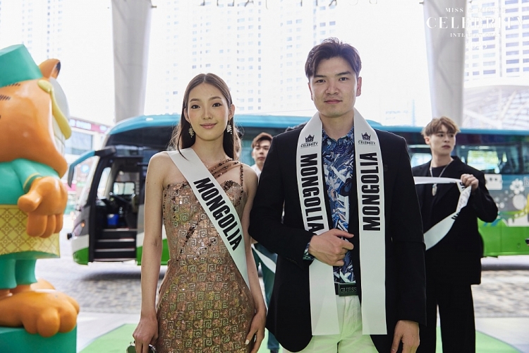 Thí sinh Amy của Mông Cổ ngoài ngoại hình, còn được Thanh Huyền đánh giá là có hào quang riêng