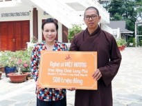 Việt Hương trao tặng 500 triệu xây dựng chùa tại Đồng Nai