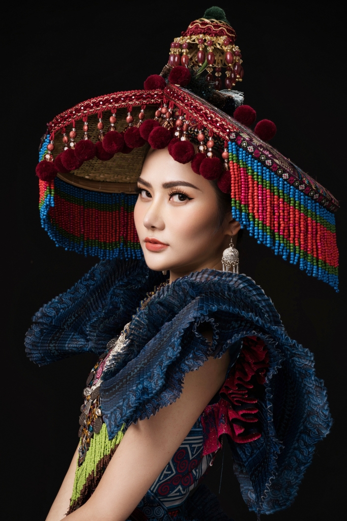 dieu linh mang trang phuc son nu hmong den voi miss tourism queen international 2018
