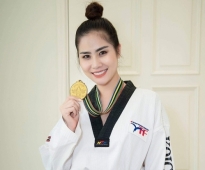 Á hậu Hoàng Hạnh: Mỹ nhân giỏi võ Taekwondo, đạt 10 huy chương và đai đen 2 đẳng
