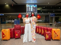 Hoa hậu Khánh Vân diện trang phục đặc biệt, mang theo 15 vali hành lý lên đường tham gia 'Miss Universe'