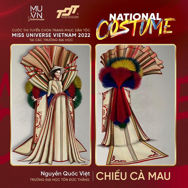 Công bố các thiết kế trình diễn tại đêm diễn Trang phục dân tộc của 'Hoa hậu hoàn vũ Việt Nam 2022'