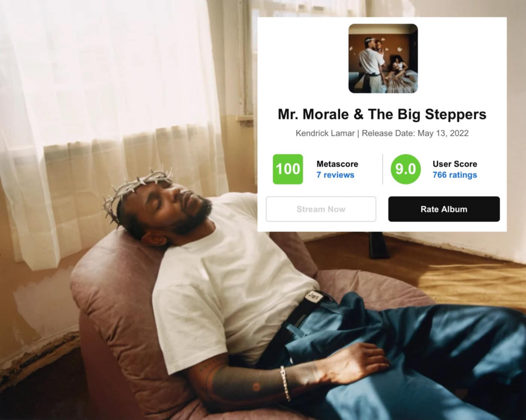 Album mới của Kendrick Lamar nhận cơn mưa lời khen và 100 điểm tuyệt đối từ các trang đánh giá