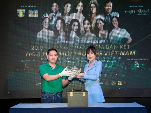 Chính thức công bố vương miện dành cho tân 'Hoa hậu môi trường Việt Nam 2022'