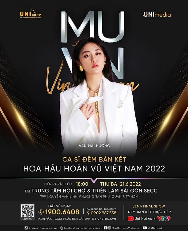 Công bố MC, nghệ sĩ biểu diễn đêm bán kết 'Hoa hậu hoàn vũ Việt Nam 2022'