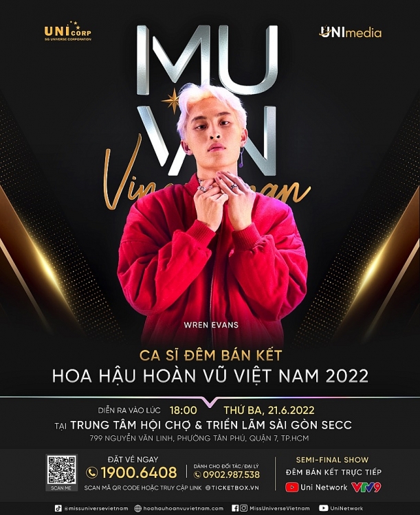 Công bố MC, nghệ sĩ biểu diễn đêm bán kết 'Hoa hậu hoàn vũ Việt Nam 2022'