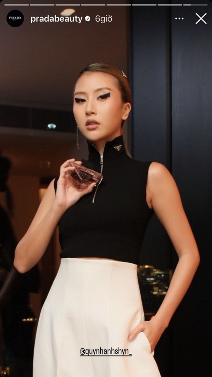 Quỳnh Anh Shyn hội ngộ dàn nam thần Thái Lan, 'lên sóng' instagram của Prada Beauty
