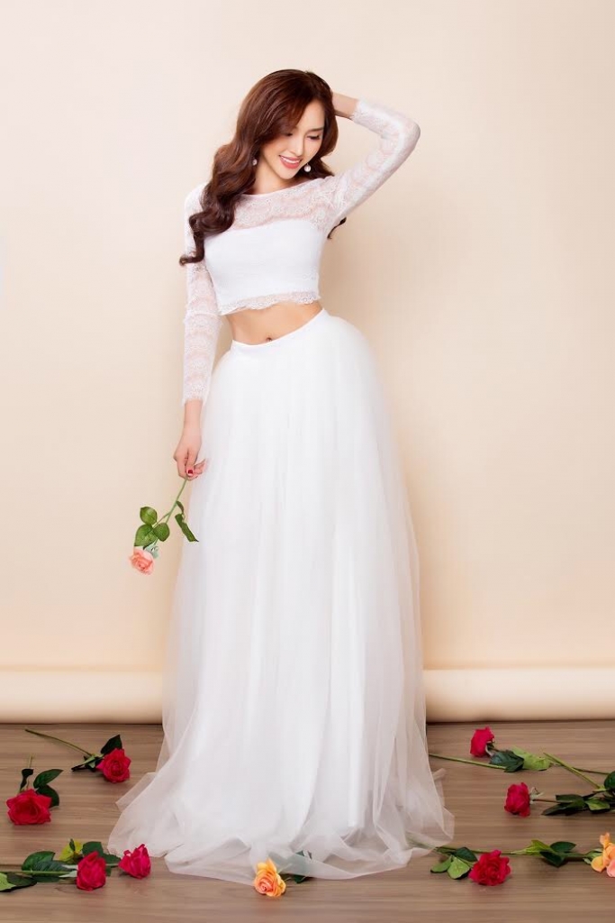 hotgirl luong le tham gia hoa khoi thanh lich viet nam 2017