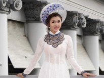 Cô dâu mới Nguyệt Ánh duyên dáng làm mẫu áo dài cưới