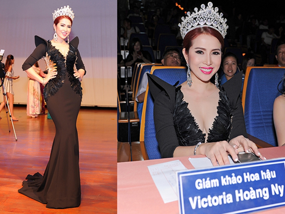 Hoa hậu Victoria Hoàng Ny gặp sự cố về sức khỏe khi ngồi 'ghế nóng' tại Đài Loan