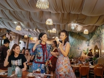 Hoa hậu Giáng My, vợ chồng Ưng Hoàng Phúc, Khánh Vân đến dự tiệc cùng Vũ Thu Phương