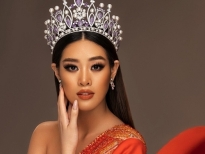 Hoa hậu Khánh Vân cuốn hút với gam màu cam, tím