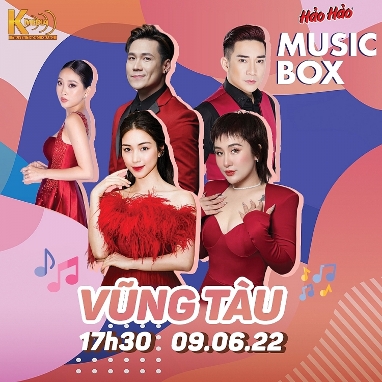 Khánh Phương, Quang Hà, Huỳnh Tú và Hòa Minzy kết hợp tại sân khấu 'Music Box' tháng 6
