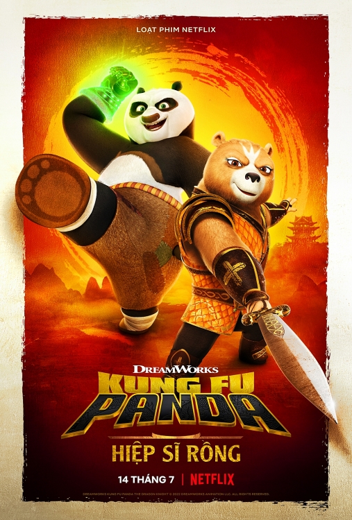 'Kung Fu Panda: Hiệp sĩ rồng’ hé lộ những nhân vật mới sắp đối mặt với gấu Po