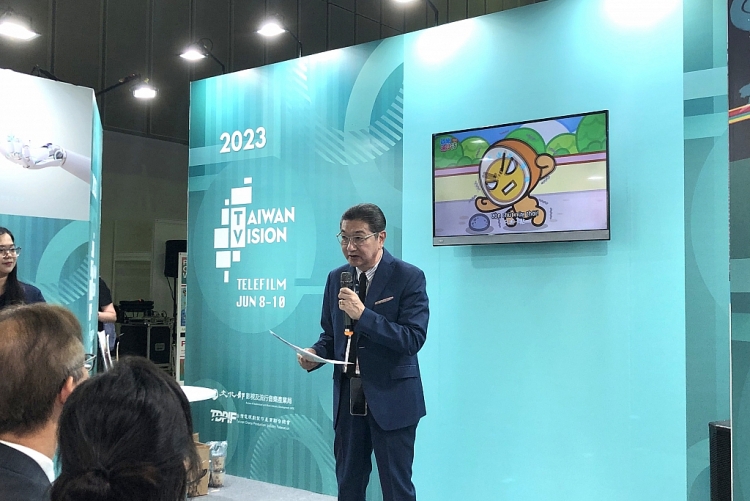 Gian hàng Đài Loan tại Triển lãm phim và công nghệ truyền hình Telefilm 2023