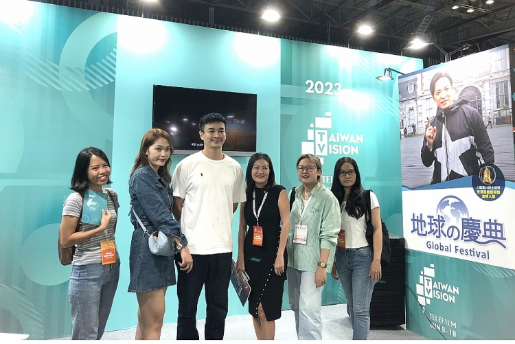 Gian hàng Đài Loan tại Triển lãm phim và công nghệ truyền hình Telefilm 2023