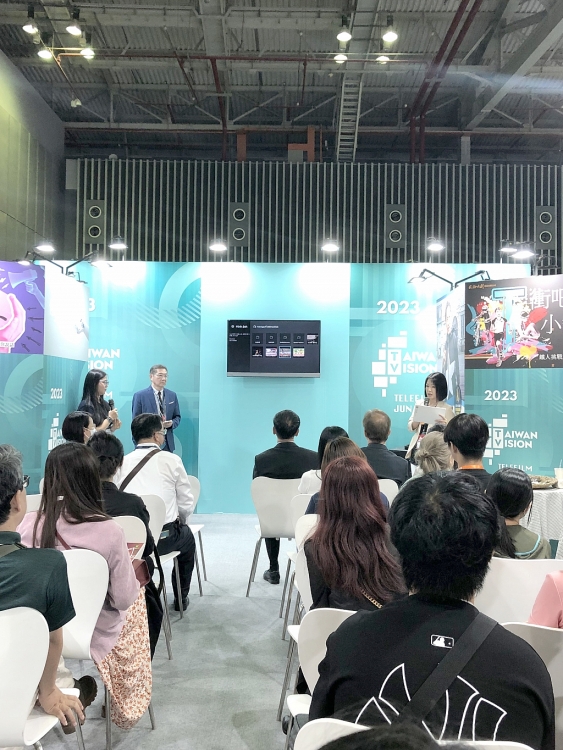 Gian hàng Đài Loan tại Triển lãm phim và công nghệ truyền hình Telefilm 2023