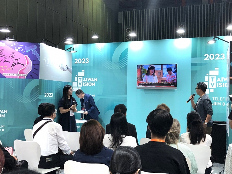 Gian hàng Đài Loan tại Triển lãm phim và công nghệ truyền hình Telefilm 2023