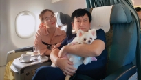 Kiều Linh 'chịu chơi' chi gần 13 triệu để cún cưng đi máy bay