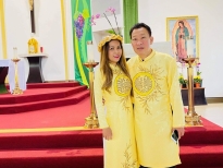 Trải qua cơn thập tử nhất sinh, nhạc sĩ Lê Quang cùng bà xã Cam Thơ mừng đám cưới bạc, kỷ niệm 27 năm ngày cưới