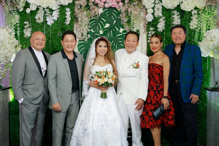 Dàn sao hải ngoại chúc mừng đám cưới bạc của Lê Quang - Cam Thơ