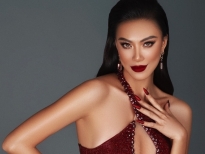 Kim Duyên sắc sảo với son đỏ và tóc xoăn bồng bềnh trong bộ ảnh profile 'Miss Supranational 2022'