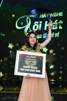 Khiến danh ca Thái Châu nghẹn ngào, Lê Thu Uyên giành giải Quán quân 'Hãy nghe tôi hát - Nhạc sĩ chủ đề 2022'