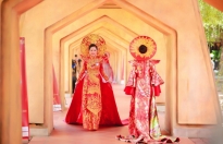 Các thí sinh 'Hoa hậu doanh nhân Việt Nam 2022' khoe sắc trong buổi thi trình diễn thời trang