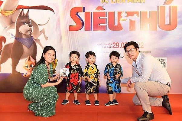 Gia đình sao Việt giải cứu các siêu anh hùng trong phim hoạt hình vui nhộn 'Liên minh siêu thú DC'