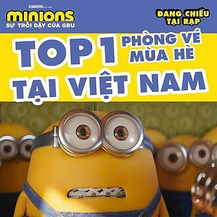 'Minions' trở thành hiện tượng phòng vé Việt, vươn lên top 2 khu vực Đông Nam Á