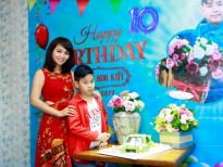 Gạt bỏ công việc, Mai Thu Huyền dành thời gian tổ chức sinh nhật cho con