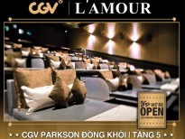 CGV khai trương cụm rạp thứ 5 với phòng chiếu L’amour sang trọng