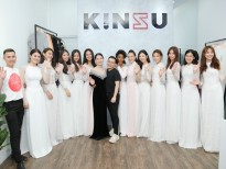 Dàn thí sinh 'Hoa hậu Siêu quốc gia Việt Nam' nền nã trong trang phục áo dài