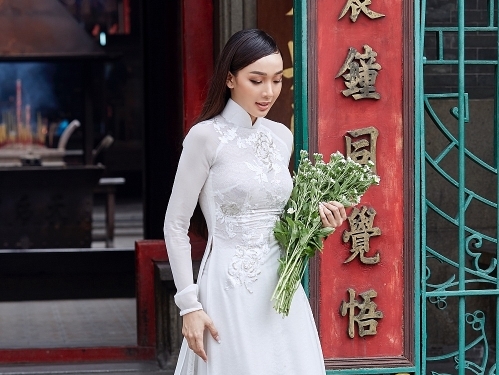 Ngô Mỹ Hải dự thi 'Duyên dáng Bolero 2019'