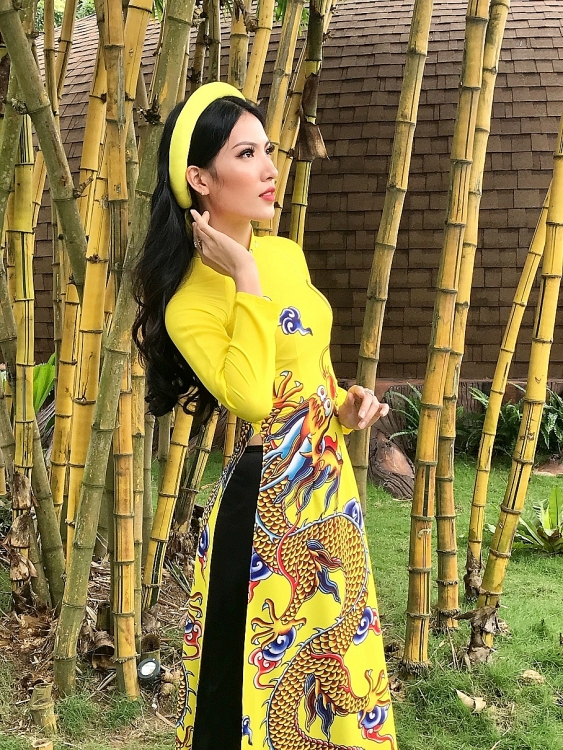 top 5 hoa hau di san toan cau 2019 tran thi thanh truc dat danh hieu miss heritage global asia 2019